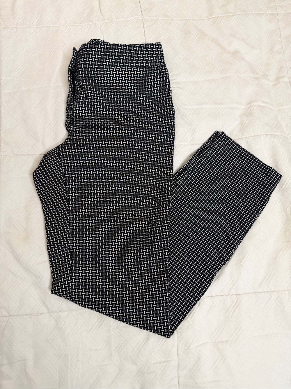 Express Columnist Black and White Pants